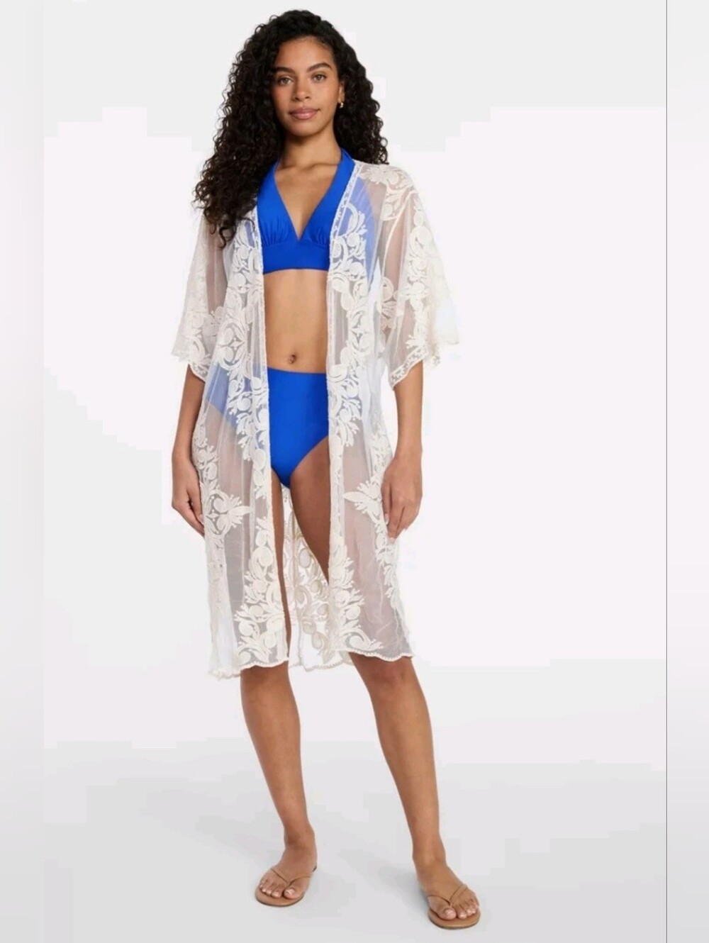 Time and Tru Women's Lace Coverup